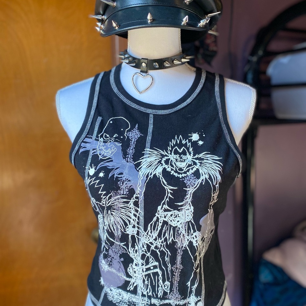 Hot Topic Black Death Note Graphic Tee - Picture 2 of 5